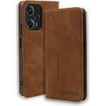 Bodycell Book Case Pu Leather Xiaomi Poco F5 Brown - (04-01156)