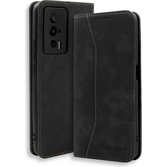 Bodycell Book Case Pu Leather Xiaomi Poco F5 Pro Black - (04-01158)