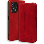 Bodycell Book Case Pu Leather Xiaomi Poco F5 Red - (04-01157)