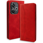 Bodycell Book Case Pu Leather Xiaomi Poco F6 5G Red - (BB-00095)