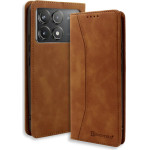 Bodycell Book Case Pu Leather Xiaomi Poco F6 Pro 5G Brown - (BB-00097)