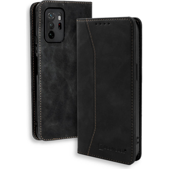Bodycell Book Case Pu Leather Xiaomi Poco M3 Pro 4G/5G Black - (04-00808)