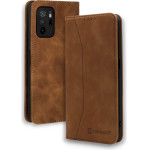Bodycell Book Case Pu Leather Xiaomi Poco M3 Pro 4G/5G Brown - (04-00809)