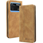 Bodycell Book Case Pu Leather Xiaomi Poco M4 Pro Brown - (04-00576)