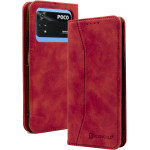 Bodycell Book Case Pu Leather Xiaomi Poco M4 Pro Red - (04-00575)