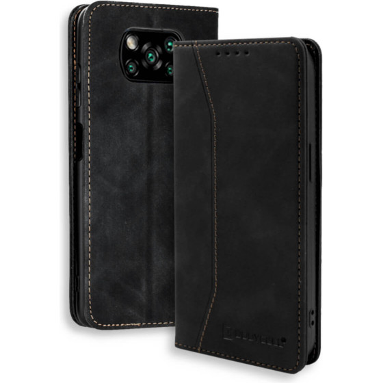 Bodycell Book Case Pu Leather Xiaomi Poco X3 NFC/X3 Pro Black - (04-00649)