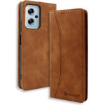 Bodycell Book Case Pu Leather Xiaomi Poco X4 GT 5G Brown - (04-00990)