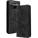 Bodycell Book Case Pu Leather Xiaomi Poco X4 Pro 5G Black - (04-00908)