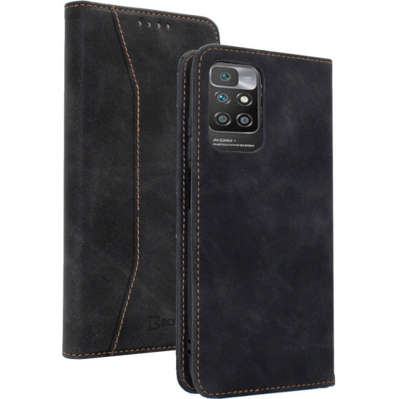 Bodycell Book Case Pu Leather Xiaomi Redmi 10/Note 11 4G Black - (04-00823)
