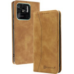 Bodycell Book Case Pu Leather Xiaomi Redmi 10c Brown - (04-00981)