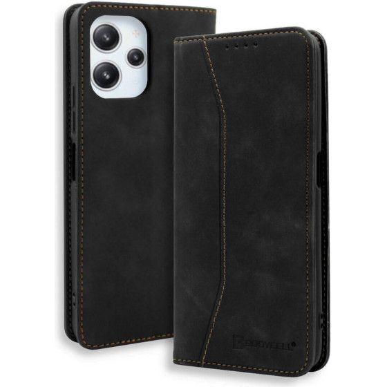 Bodycell Book Case Pu Leather Xiaomi Redmi 12 4G/5G Black - (04-01199)