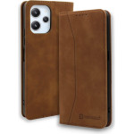 Bodycell Book Case Pu Leather Xiaomi Redmi 12 4G/5G Brown - (04-01200)