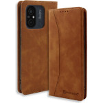 Bodycell Book Case Pu Leather Xiaomi Redmi 12C Brown - (04-01120)