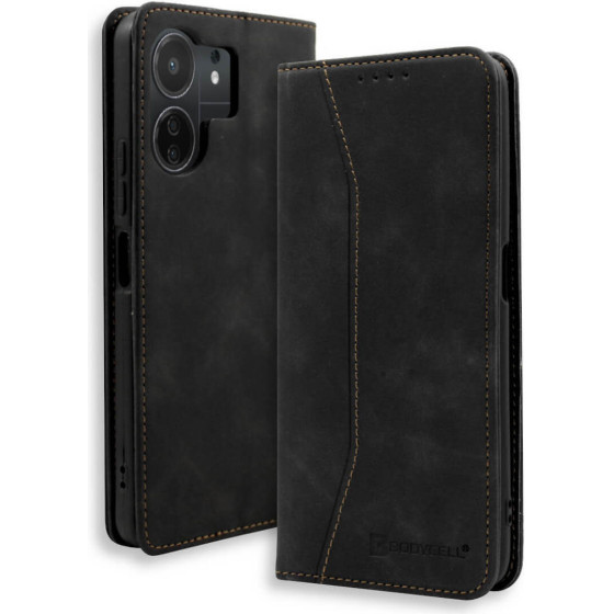 Bodycell Book Case Pu Leather Xiaomi Redmi 13C 4G/13C 5G/Poco C65 Black - (BB-00051)