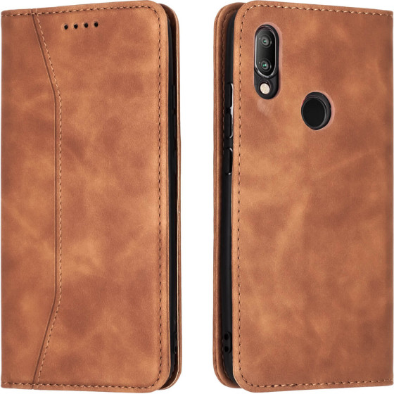 Bodycell Book Case Pu Leather Xiaomi Redmi 7 Brown - (04-00414)
