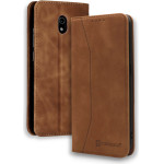 Bodycell Book Case Pu Leather Xiaomi Redmi 8A Brown - (04-00429)