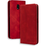 Bodycell Book Case Pu Leather Xiaomi Redmi 8A Red - (04-00428)