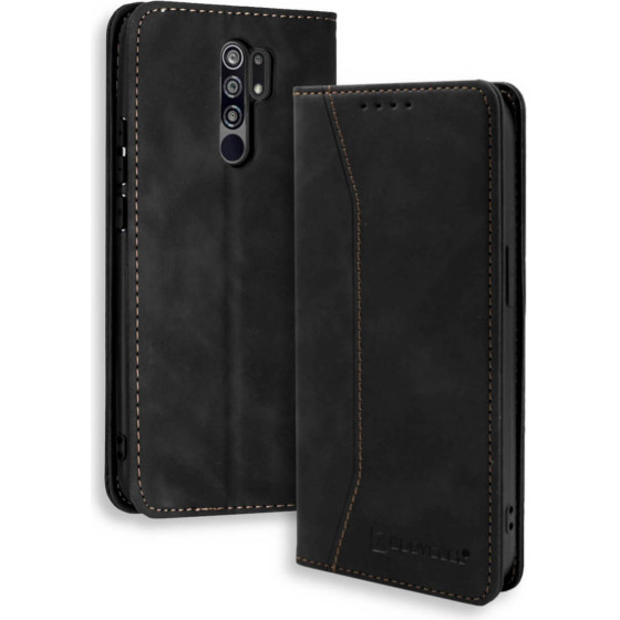 Bodycell Book Case Pu Leather Xiaomi Redmi 9 Black - (04-00432)