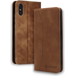 Bodycell Book Case Pu Leather Xiaomi Redmi 9A/9AT Brown - (04-00439)