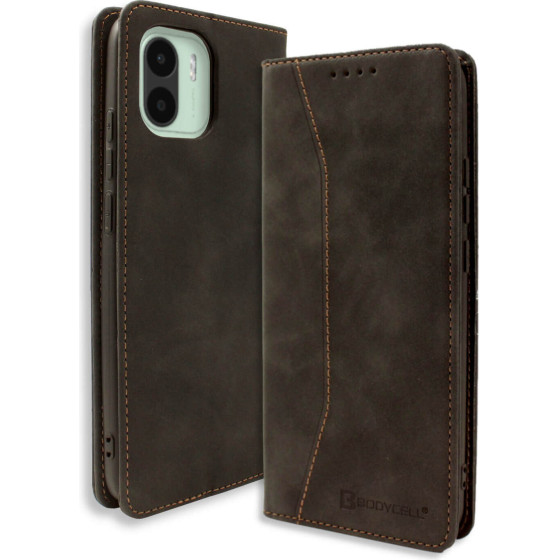 Bodycell Book Case Pu Leather Xiaomi Redmi A1 Black - (04-01075)