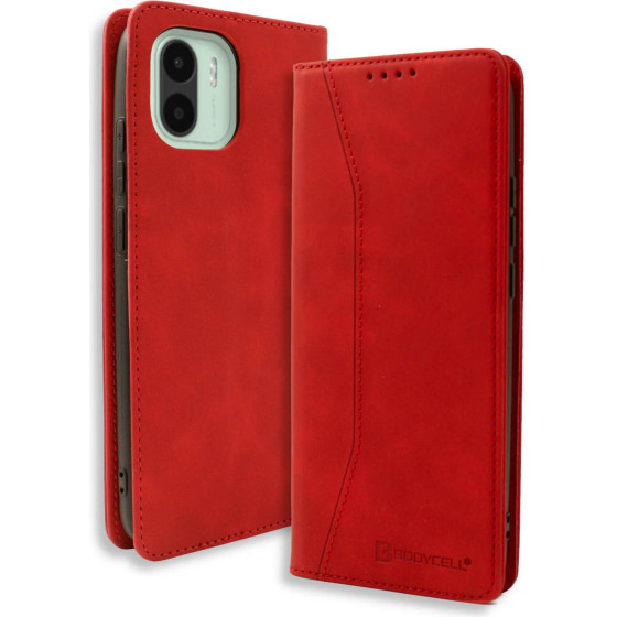 Bodycell Book Case Pu Leather Xiaomi Redmi A1 Red - (04-01077)