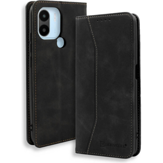 Bodycell Book Case Pu Leather Xiaomi Redmi A1+/A2+ Black - (04-01164)