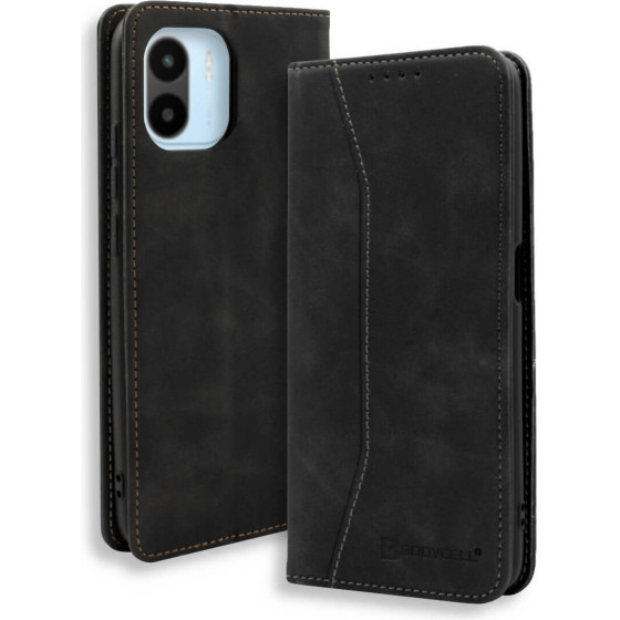 Bodycell Book Case Pu Leather Xiaomi Redmi A2 Black - (04-01161)