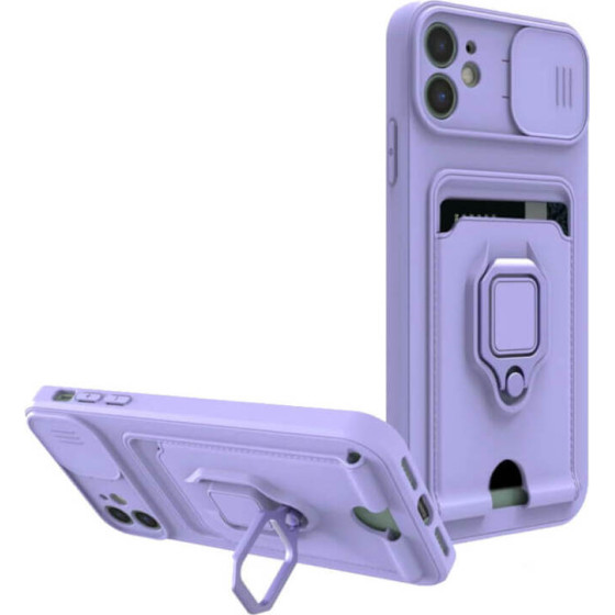 Bodycell Multifunction Case �� ������� iPhone 11 Purple - (BM-00003)