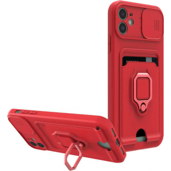 Bodycell Multifunction Case �� ������� iPhone 11 Red - (BM-00002)