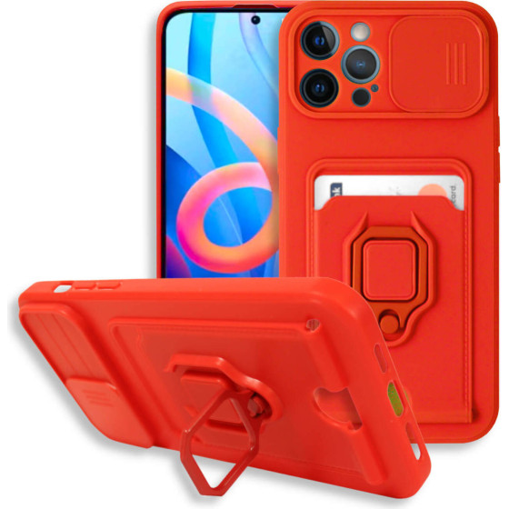 Bodycell Multifunction Case �� ������� iPhone 12 Pro Max Red - (BM-00107)