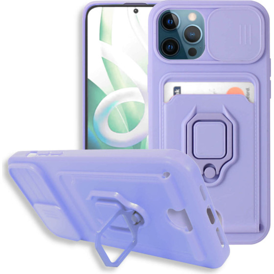 Bodycell Multifunction Case �� ������� iPhone 12/12 Pro Purple - (BM-00012)