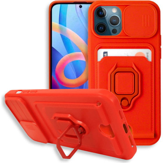 Bodycell Multifunction Case �� ������� iPhone 12/12 Pro Red - (BM-00011)