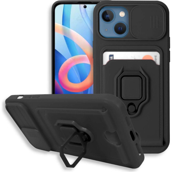 Bodycell Multifunction Case �� ������� iPhone 13 Black - (BM-00013)