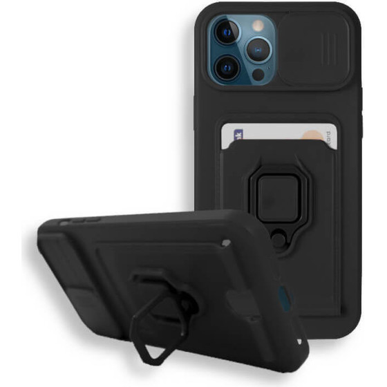 Bodycell Multifunction Case �� ������� iPhone 13 Pro Black - (BM-00016)