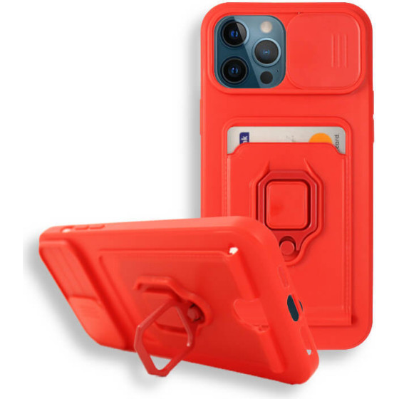 Bodycell Multifunction Case �� ������� iPhone 13 Pro Red - (BM-00017)