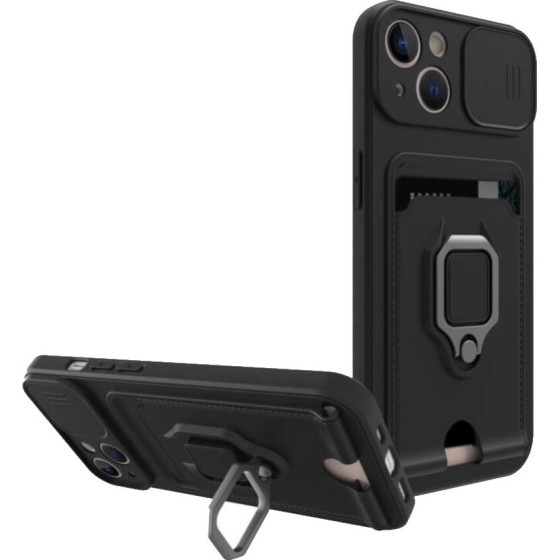 Bodycell Multifunction Case �� ������� iPhone 14 Black - (BM-00109)