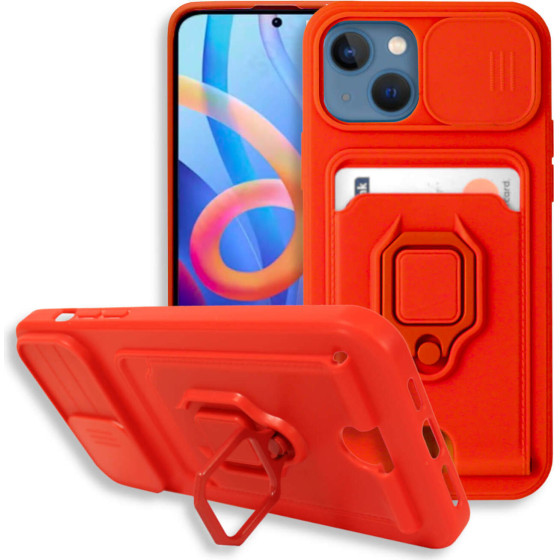 Bodycell Multifunction Case �� ������� iPhone 13 Red - (BM-00014)