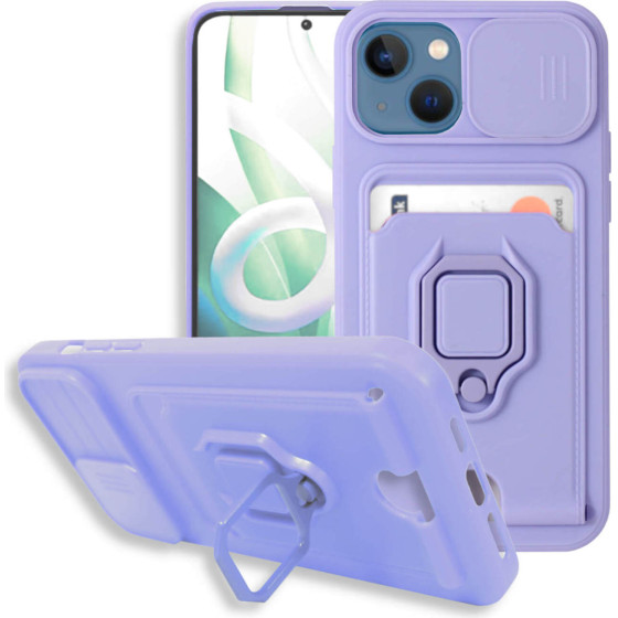 Bodycell Multifunction Case �� ������� iPhone 13 Purple - (BM-00015)