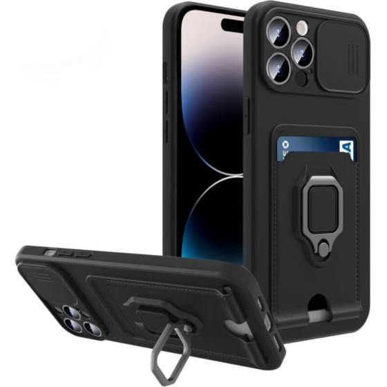 Bodycell Multifunction Case �� ������� iPhone 14 Pro Max Black - (BM-00115)