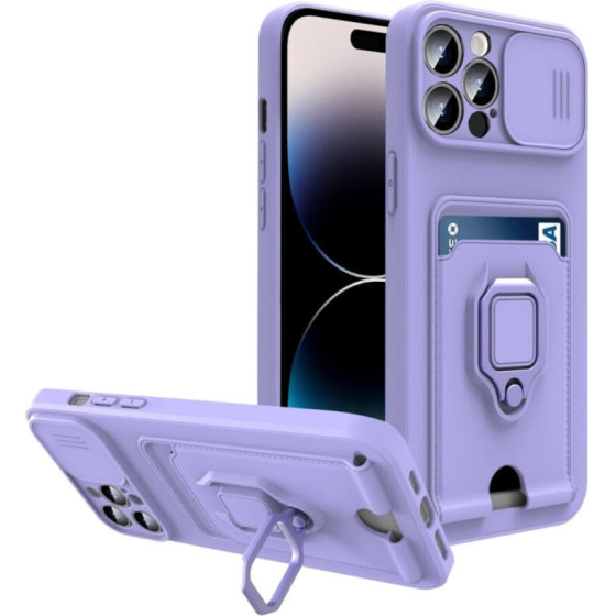 Bodycell Multifunction Case �� ������� iPhone 14 Pro Max Purple - (BM-00117)