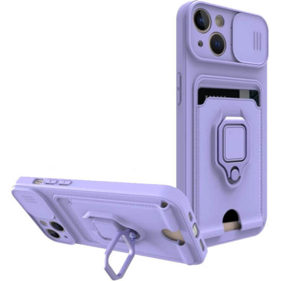 Bodycell Multifunction Case �� ������� iPhone 14 Purple - (BM-00111)