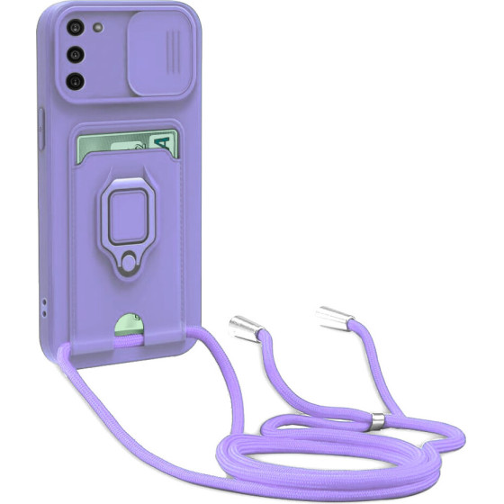 Bodycell Multifunction Case �� ������� Samsung A02s/A03s Purple - (BM-00024)