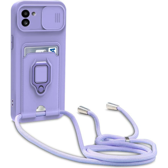 Bodycell Multifunction Case �� ������� Samsung A03 Purple - (BM-00078)