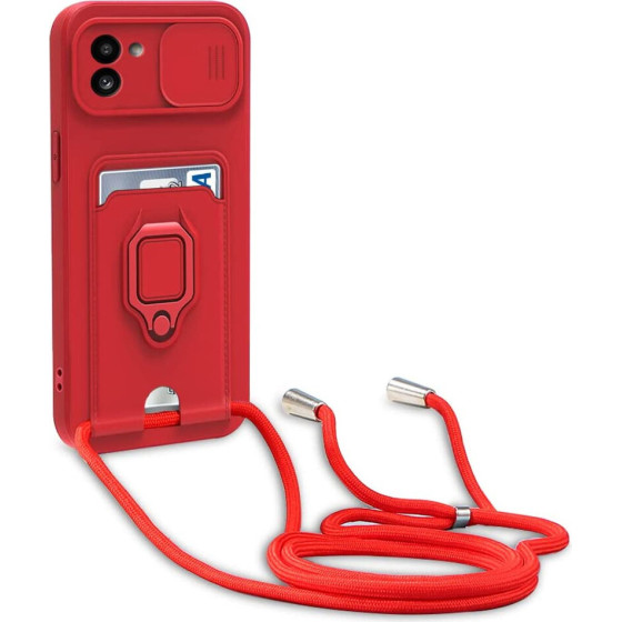 Bodycell Multifunction Case �� ������� Samsung A03 Red - (BM-00077)