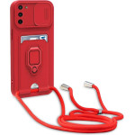 Bodycell Multifunction Case �� ������� Samsung A02s/A03s Red - (BM-00023)