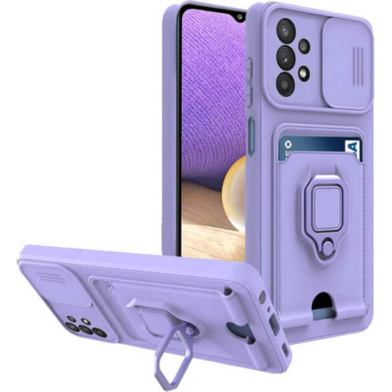 Bodycell Multifunction Case �� ������� Samsung A13 4G Purple - (BM-00030)
