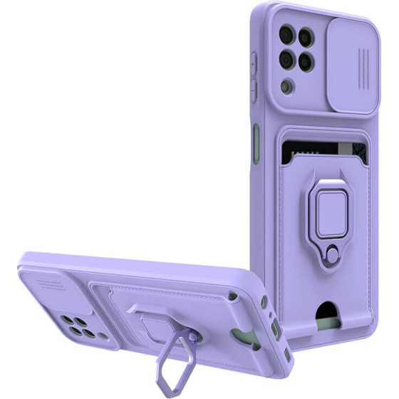 Bodycell Multifunction Case �� ������� Samsung A22 4G/M32 Purple - (BM-00039)