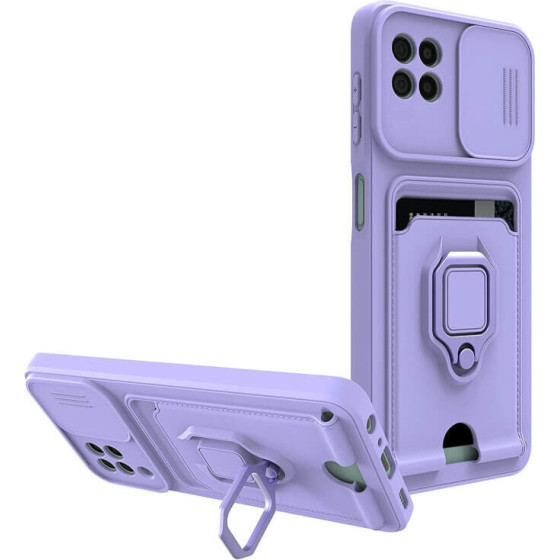 Bodycell Multifunction Case �� ������� Samsung A22 5G/A22s Purple - (BM-00042)
