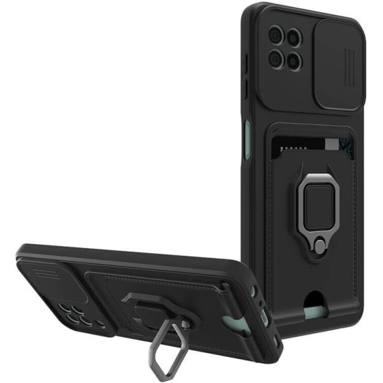 Bodycell Multifunction Case �� ������� Samsung A22 5G/A22s Black - (BM-00040)