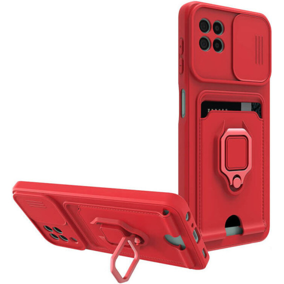 Bodycell Multifunction Case �� ������� Samsung A22 5G/A22s Red - (BM-00041)